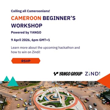 Cover Image for Cameroon Beginner’s Workshop, powered by Yango