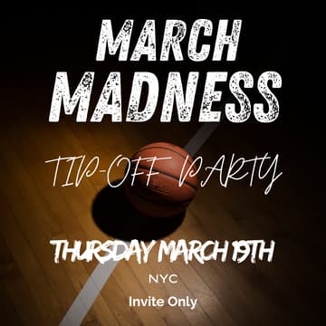 Cover Image for Finance Leaders: March Madness Tip-Off Party