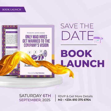 Cover Image for Mad Hires Book Launch Lagos