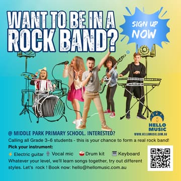 Cover Image for Middle Park Rock Band