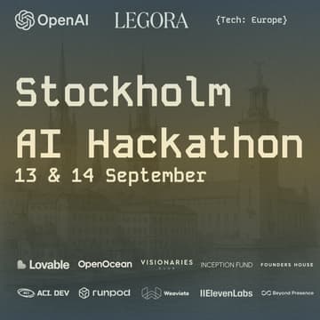 Cover Image for 🇸🇪 {Tech: Europe} Stockholm AI Hackathon