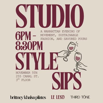Cover Image for Studio, Style, Sips