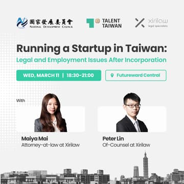 Cover Image for Running a Startup in Taiwan: Legal and Employment Issues After Incorporation