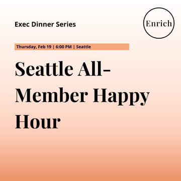 Cover Image for Seattle All Member Happy Hour