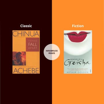 Cover Image for Monthly Monday Meetup: Things Fall Apart + Memoirs of a Geisha