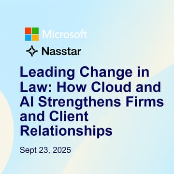 Cover Image for Leading Change in Law: How Cloud and AI Strengthens Firms and Client Relationships