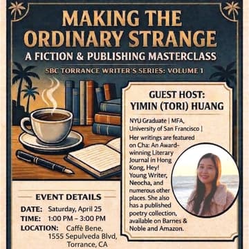 Cover Image for Making the Ordinary Strange: A Fiction & Publishing Masterclass