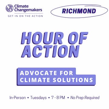 Cover Image for Climate Changemakers RVA Hour of Action