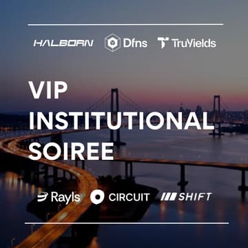Cover Image for DAS NY VIP Institutional Soirée w/ Halborn, Dfns, Rayls, Circuit, TruYields & Shift Markets