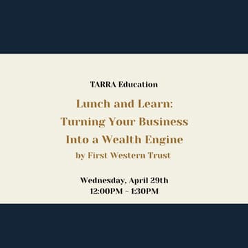 Cover Image for Lunch & Learn: Turning Your Business Into a Wealth Engine