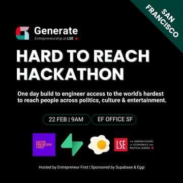 Cover Image for The Hard-to-Reach Hackathon