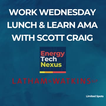 Cover Image for Work Wednesday Lunch & Learn AMA with Scott Craig from Latham & Watkins LLP!