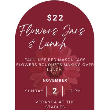 Cover Image for Flowers Jars Bouquets Girls Meet Up