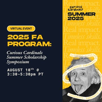 Cover Image for 2025 Curious Cardinals Summer Scholarship Symposium