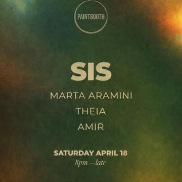 Cover Image for Paintbooth x moss: SIS, Marta Aramini, theiå & Amir