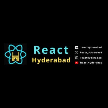 Cover Image for React Hyderabad Meetup #1