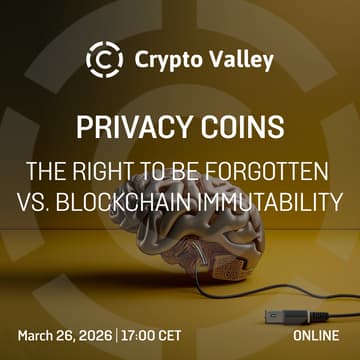 Cover Image for Privacy Coins: The Right to be Forgotten vs Blockchain Immutability