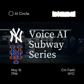 Cover Image for Yankees v. Mets at Citi Field with Bland AI and AI Circle