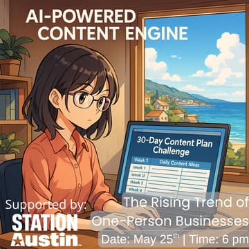 Cover Image for 🎥 Your AI‑Powered Content Engine — Plan, Create & Repurpose Like a Pro! ⚡