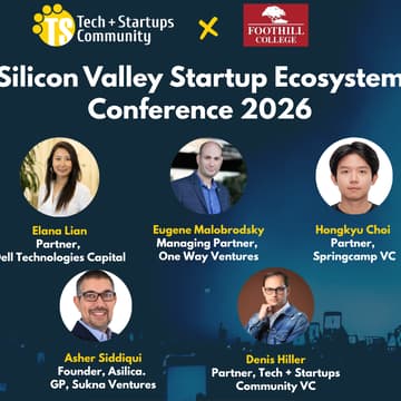 Cover Image for Silicon Valley Startup Ecosystem Conference 2026. Smithwick Theatre, Foothill College