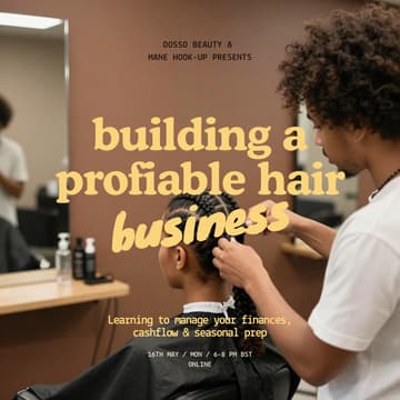 Cover Image for Build a Profitable Hair Business: Financial Mastery & Peak Season Prep