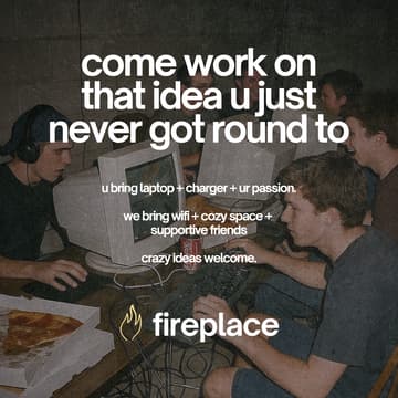 Cover Image for passion project coworking - fireplace