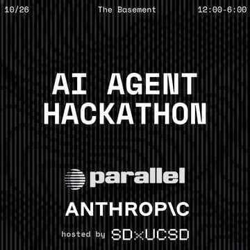 Cover Image for SDx @ UC San Diego AI Agent Hackathon