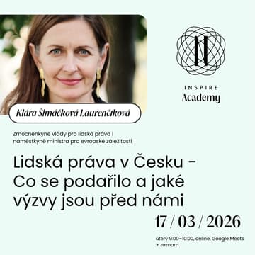 Cover Image for Lidská práva v Česku - Co se podařilo a jaké výzvy jsou před námi (Klára Šimáčková Laurenčíková)