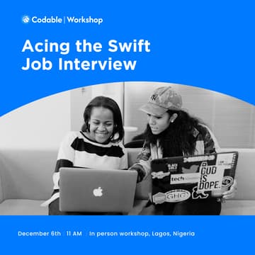 Cover Image for Codable Workshop: Acing the Swift Job Interview