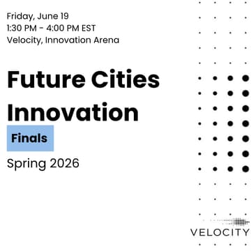 Cover Image for Future Cities Innovation Challenge Finals