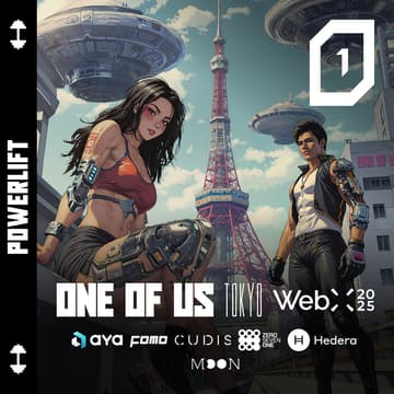 Cover Image for ONE OF US Lift & Coffee // Aya, Cudis, Hedera, 071Labs, Moonring & FOMO Magazine