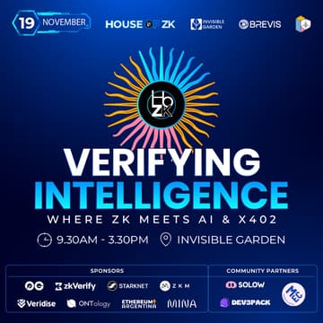 Cover Image for Verifying Intelligence: Where ZK Meets AI & x402