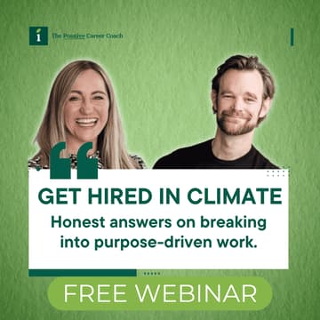 Cover Image for Inside Climate Hiring: Live Q&A with a Recruiter & Career Coach