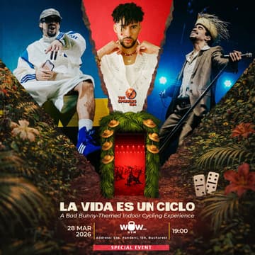 Cover Image for La vida es un ciclo: A Bad Bunny-Themed Indoor Cycling Experience - #2