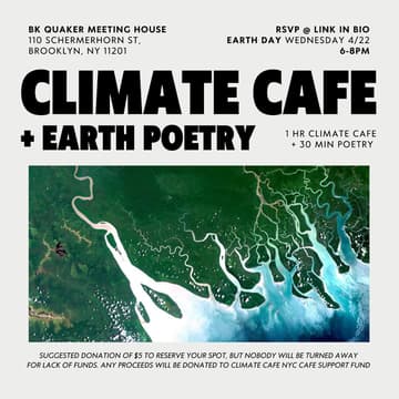 Cover Image for Climate Cafe & Earth Poetry