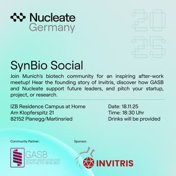 Cover Image for Nucleate x GASB SynBio Social