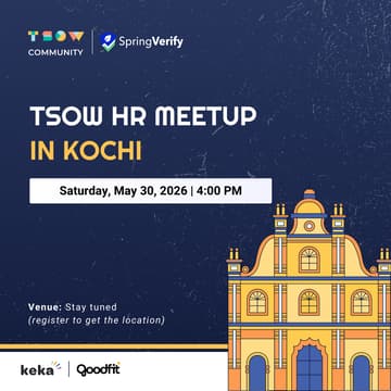 Cover Image for TSOW HR Meetup in Kochi