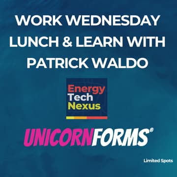 Cover Image for Work Wednesday Lunch and Learn at Nexus with Patrick Waldo from Unicorn Forms