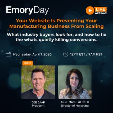 Cover Image for Your Website Is Preventing Your Manufacturing Business From Scaling