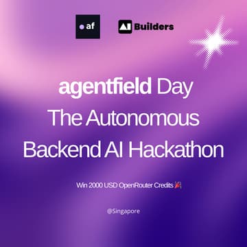 Cover Image for agentfield Day: The Autonomous Backend AI Hackathon