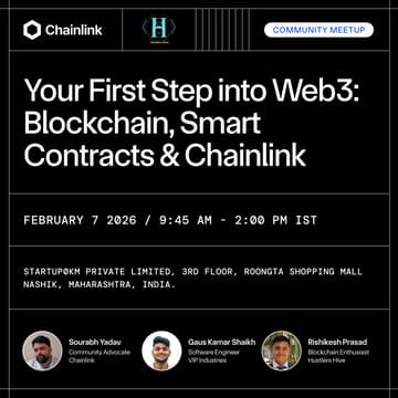 Cover Image for Your First Step into Web3: Blockchain, Smart Contracts & Chainlink