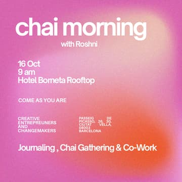 Cover Image for Chai Morning: Journaling and Coworking