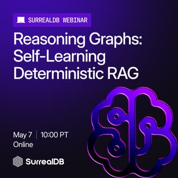 Cover Image for Webinar: Reasoning Graphs - Self-Learning Deterministic RAG
