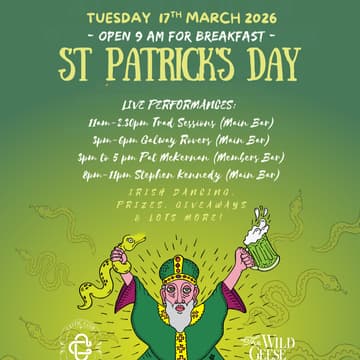 Cover Image for St Patrick's Day @ The Wild Geese