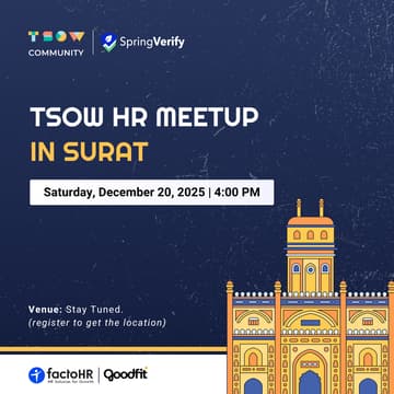 Cover Image for TSOW HR Meetup in Surat