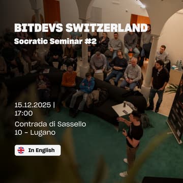 Cover Image for BITDEVS SWITZERLAND – Socratic Seminar #2