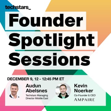 Cover Image for Techstars Founder Spotlight Sessions - Energy & Sustainability with Ampaire