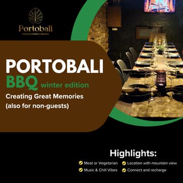 Cover Image for PORTOBALI BBQ – Register by the latest Friday in advance