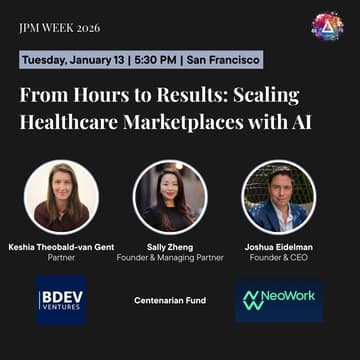 Cover Image for JPM week 2026: Scaling Healthcare Marketplaces with AI