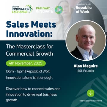 Cover Image for Sales Meets Innovation: A Masterclass for Commerical Growth
